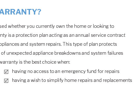 home warranty advice